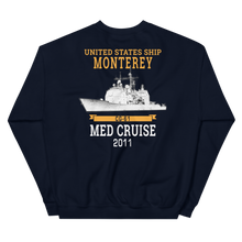 Load image into Gallery viewer, USS Monterey (CG-61) 2011 Unisex Sweatshirt