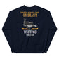USS Oriskany (CVA-34) 1963-64 WESTPAC Unisex Sweatshirt – back view, navy