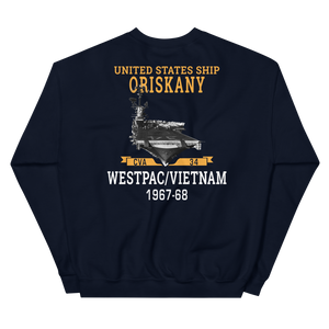 USS Oriskany (CVA-34) 1967-68 WESTPAC/VIETNAM Unisex Sweatshirt