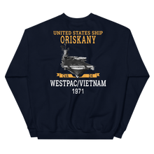 Load image into Gallery viewer, USS Oriskany (CVA-34) 1971 WESTPAC/VIETNAM Unisex Sweatshirt