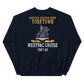 USS Yorktown (CVS-10) 1961-62 WESTPAC Unisex Sweatshirt – back view, navy