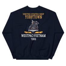 Load image into Gallery viewer, USS Yorktown (CVS-10) 1966 WESTPAC/VIETNAM Unisex Sweatshirt