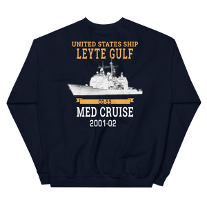 USS Leyte Gulf (CG-55) 2001-02 Deployment Sweatshirt