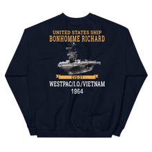 Load image into Gallery viewer, USS Bonhomme Richard (CVS-31) 1964 WESTPAC/VIETNAM Unisex Sweatshirt