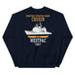 USS Chosin (CG-65) 1997 WESTPAC Unisex Sweatshirt – back view, navy