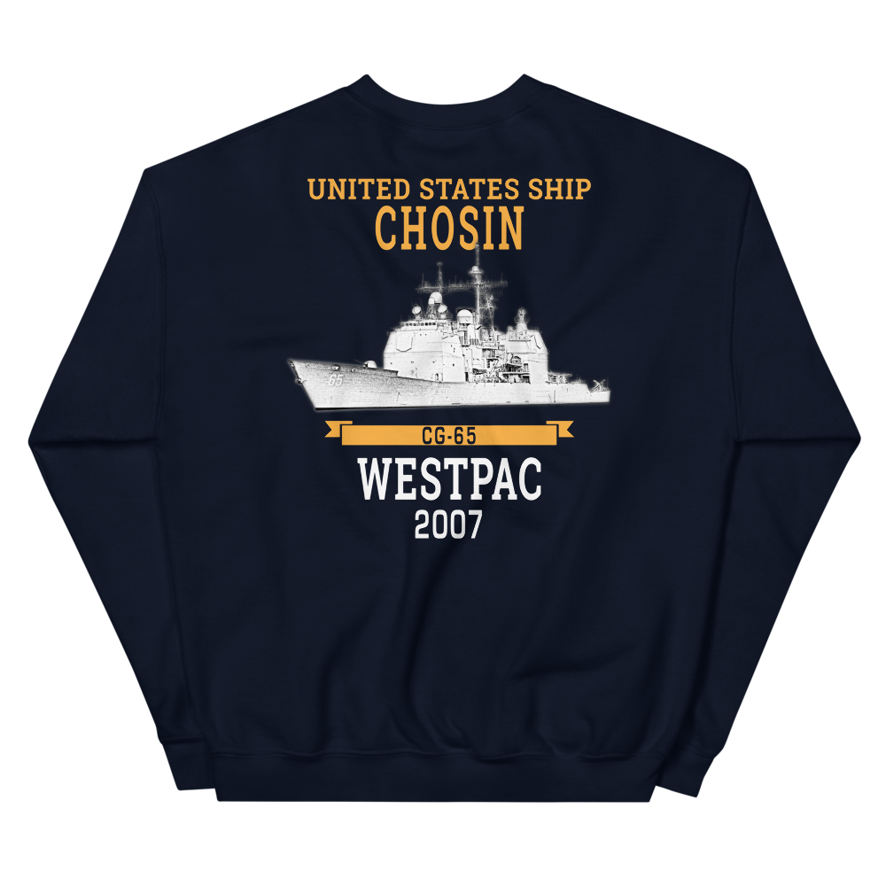 USS Chosin (CG-65) 2007 WESTPAC Unisex Sweatshirt