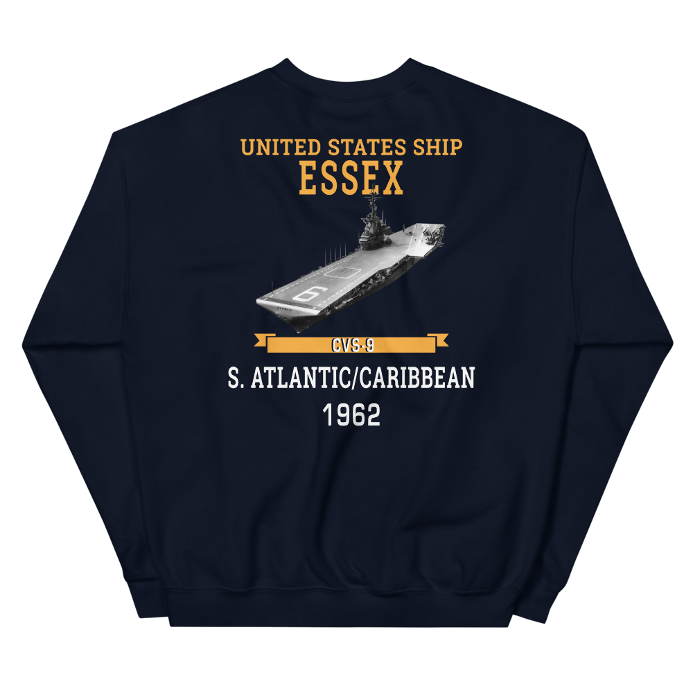 USS Essex (CVS-9) 1962 S. ATLANTIC/CARIBBEAN Sweatshirt