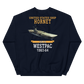 USS Hornet (CVS-12) 1963-64 WESTPAC Sweatshirt – back view, navy