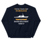 USS Ramage (DDG-61) 1996-97 MAIDEN DEPLOYMENT Unisex Sweatshirt – back view, navy