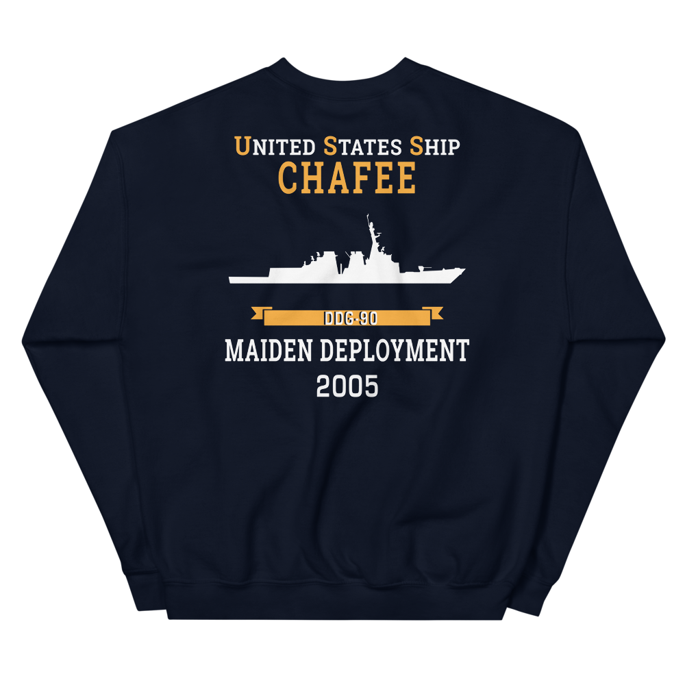USS Chafee (DDG-90) 2005 MAIDEN DEPLOYMENT Unisex Sweatshirt