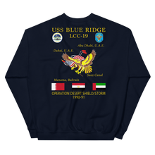 Load image into Gallery viewer, USS Blue Ridge (LCC-19) 1990-91 ODS/S Cruise Sweatshirt