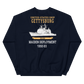 USS Gettysburg (CG-64) 1992-93 Maiden Deployment Sweatshirt – back view, navy