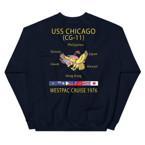 USS Chicago (CG-11) 1976 WESTPAC Cruise Sweatshirt