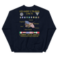 USS Harry S. Truman (CVN-75) 2004-05 Cruise Sweatshirt – back view, navy