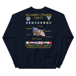 USS Harry S. Truman (CVN-75) 2004-05 Cruise Sweatshirt – back view, navy