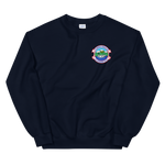 USS Kearsarge (CVS-33) Ship's Crest Sweatshirt – front view, navy