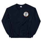 USS Lexington (CVS-16) Ship's Crest Sweatshirt – front view, navy