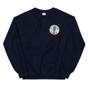 USS Lexington (CVS-16) Ship's Crest Sweatshirt – front view, navy