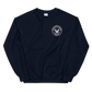 USS Curtis Wilbur (DDG-54) 1995-96 MAIDEN DEPLOYMENT Unisex Sweatshirt – front view, navy
