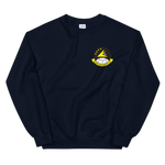 VFA-115 Eagles Squadron Crest Unisex Sweatshirt – front view, navy