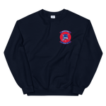 HSM-35 Magicians Squadron Crest Unisex Sweatshirt – front view, navy