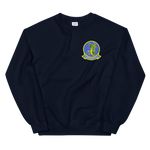 VP-4 The Skinny Dragons Crest Sweatshirt – front view, navy