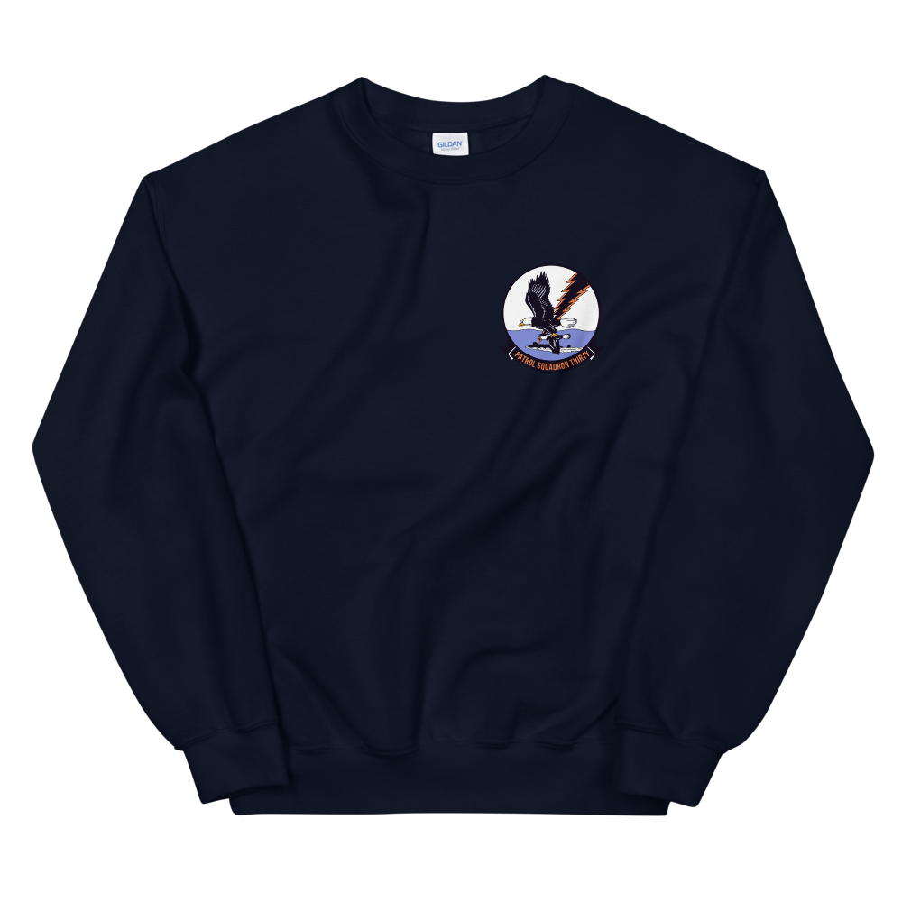 VP-30 Pro's Nest Squadron Crest Sweatshirt – front view, navy