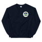 USS Blue Ridge (LCC-19) 1990-91 ODS/S Cruise Sweatshirt – front view, navy