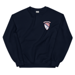 USS Chicago (CG-11) Ship's Crest Sweatshirt - Blue – front view, navy