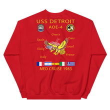 Load image into Gallery viewer, USS Detroit (AOE-4) 1983 Med Cruise Sweatshirt