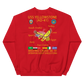 USS Yellowstone (AD-41) 1990-91 ODS/S Cruise Sweatshirt – back view, red
