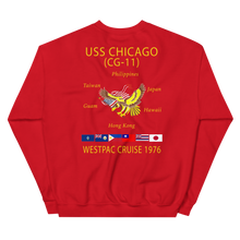 Load image into Gallery viewer, USS Chicago (CG-11) 1976 WESTPAC Cruise Sweatshirt