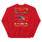 USS Harry S. Truman (CVN-75) 2004-05 Cruise Sweatshirt – back view, red