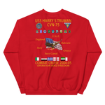 USS Harry S. Truman (CVN-75) 2004-05 Cruise Sweatshirt – back view, red