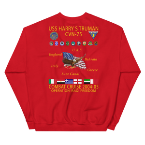 USS Harry S. Truman (CVN-75) 2004-05 Cruise Sweatshirt