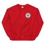 USS Essex (CVS-9) Ship's Crest Sweatshirt – front view, red
