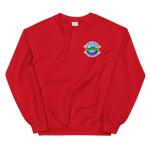USS Kearsarge (CVS-33) Ship's Crest Sweatshirt – front view, red