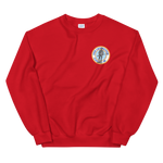 USS Lexington (CVS-16) Ship's Crest Sweatshirt – front view, red