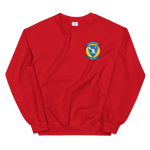 VFA-106 Gladiators Squadron Crest Unisex Sweatshirt – front view, red