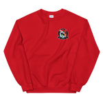 VFA-211 Checkmates Squadron Crest Unisex Sweatshirt – front view, red