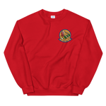 VFA-204 River Rattlers Squadron Crest Unisex Sweatshirt – front view, red