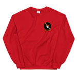 VFA-147 Argonauts Squadron Crest Unisex Sweatshirt – front view, red