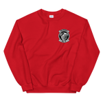 HSC-22 Sea Knights Squadron Crest Unisex Sweatshirt – front view, red