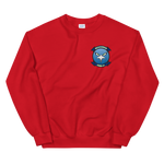 HSM-41 Seahawks Squadron Crest Unisex Sweatshirt – front view, red