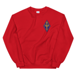 VP-26 Tridents Squadron Crest Sweatshirt – front view, red