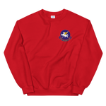VP-11 Proud Pegasus Squadron Crest Sweatshirt – front view, red