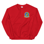 VP-4 The Skinny Dragons Crest Sweatshirt – front view, red