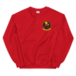 VP-94 Crawfisher's Squadron Crest Sweatshirt – front view, red
