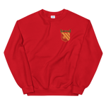 USS Gridley (CG-21) Ship's Crest Sweatshirt – front view, red