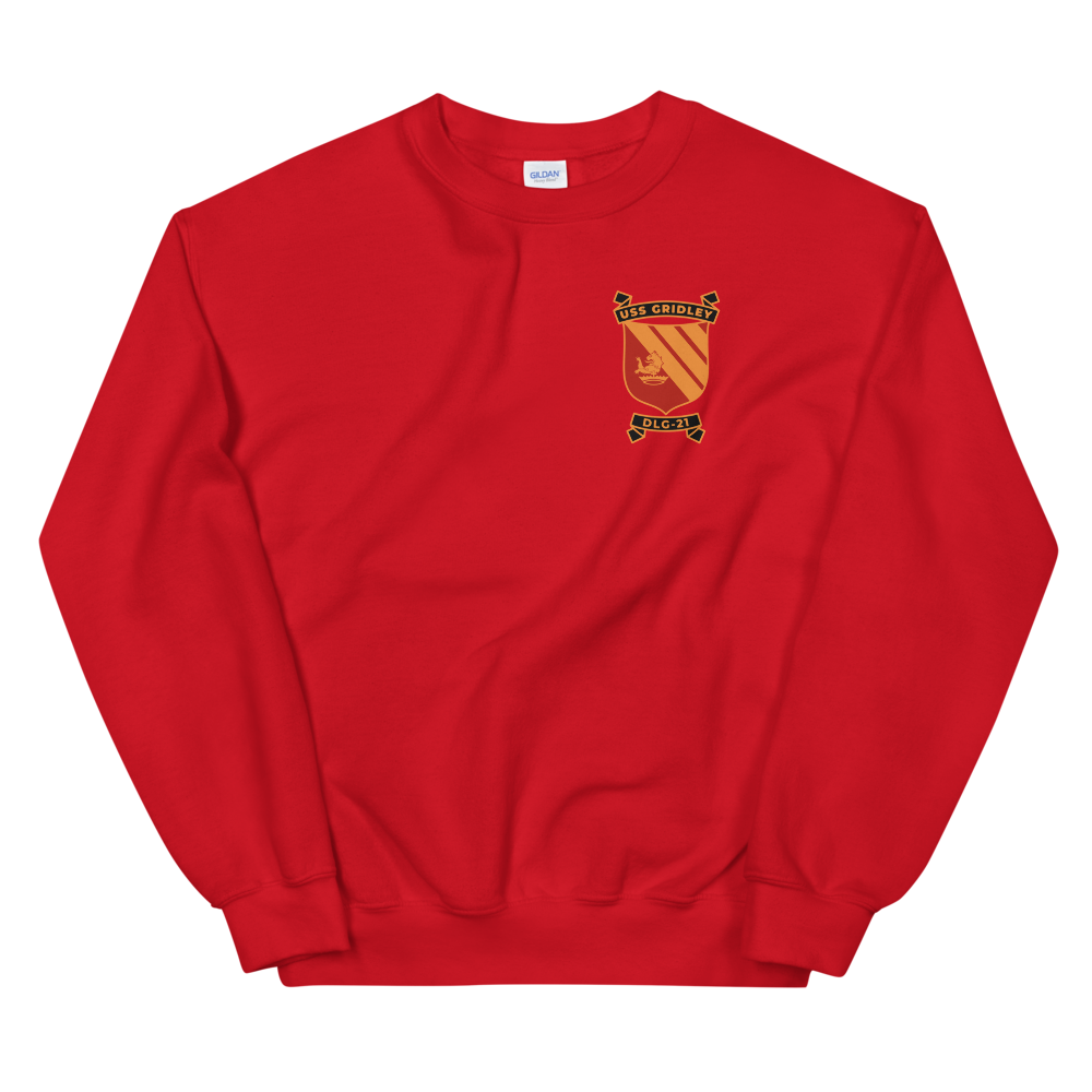 Unisex Sweatshirt – front view, red